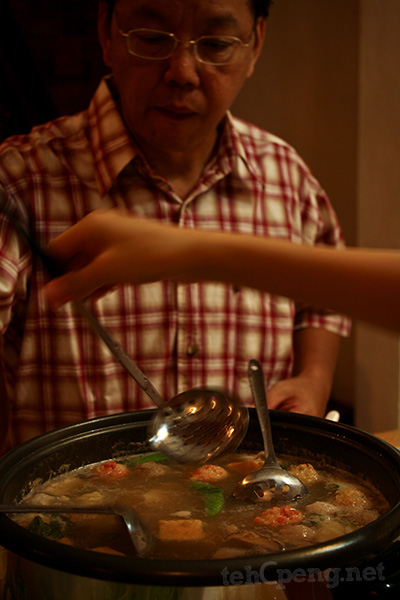 ad salivating at a fresh batch of steamboat.